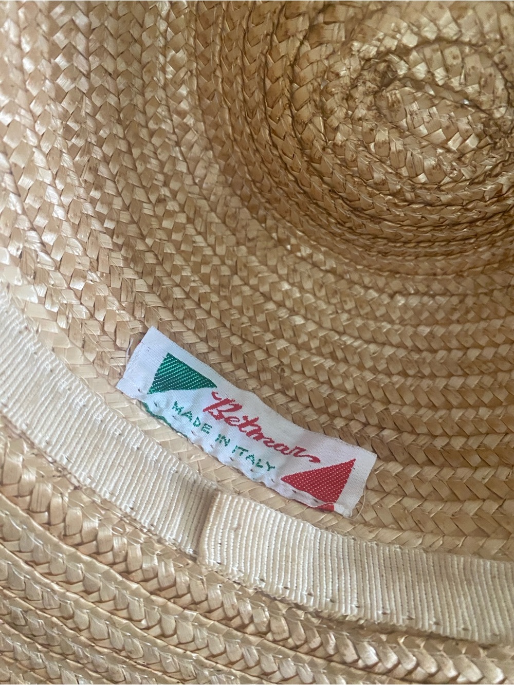 Vintage 1960s Betmar Straw Sun Hat - Picture 4 of 8